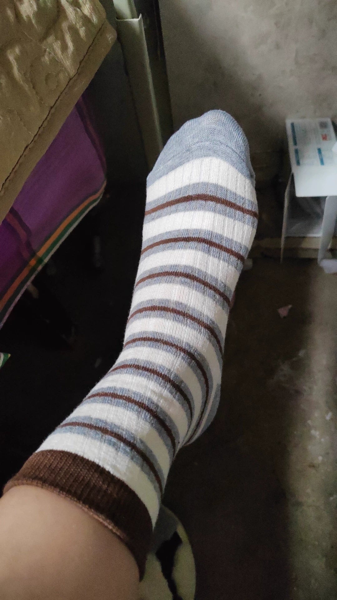 Striped Crew Socks for Women | Casual Trendy Everyday Cotton Socks