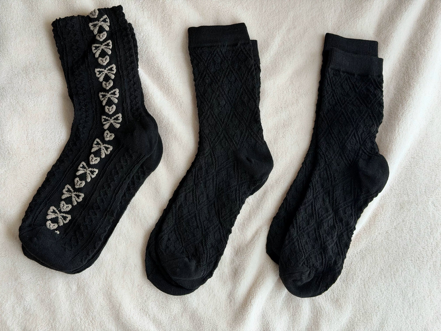 Vintage Patterned Crew Socks | Retro Academy Women's Socks