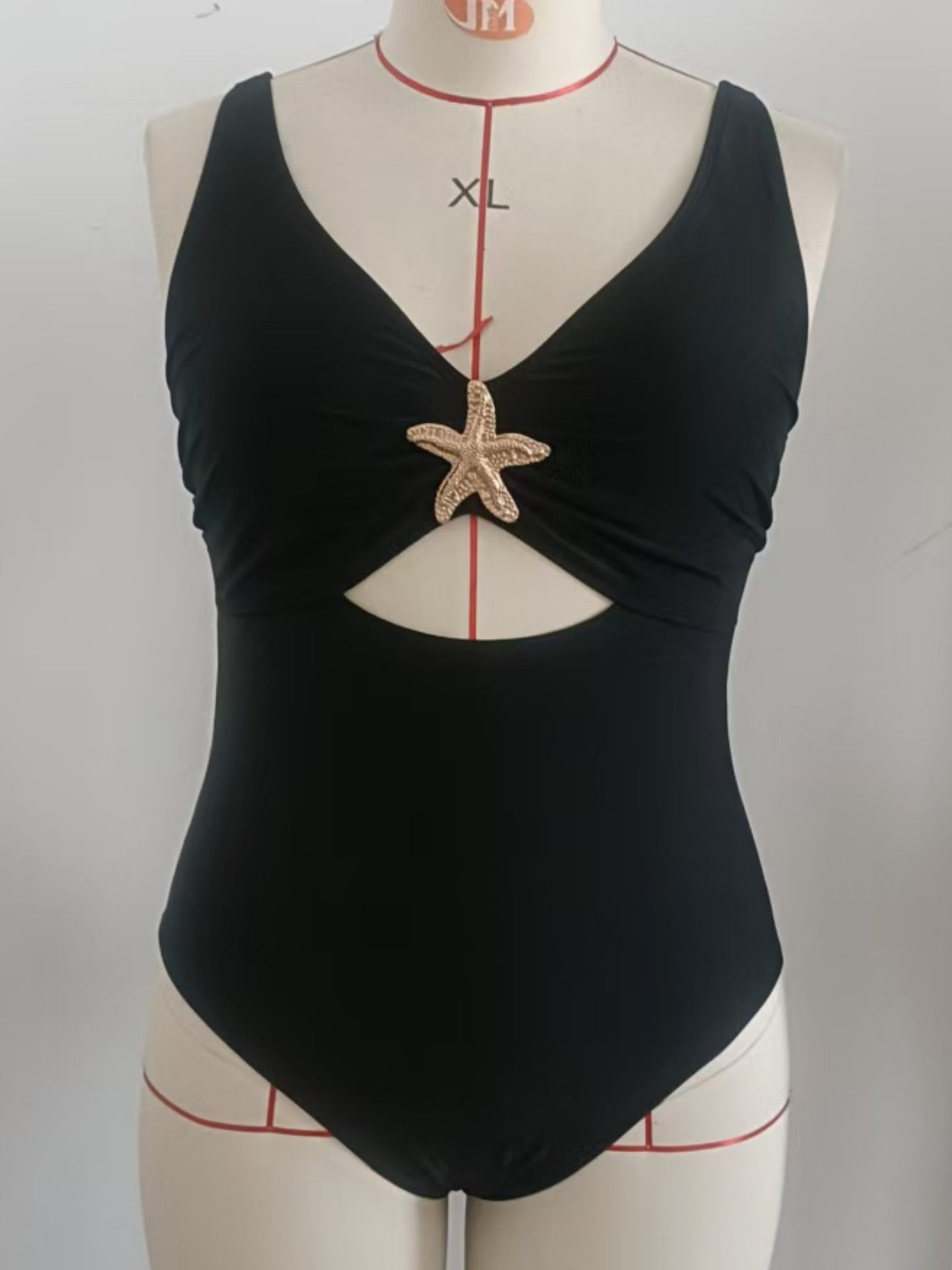Cutout Starfish One-Piece Swimsuit | Plus Size Sexy Womens Swimwear