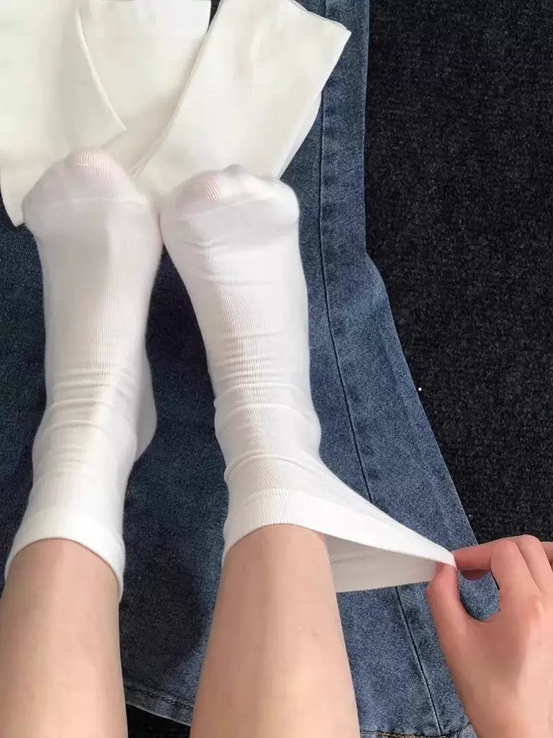 Women's Cotton Slouch Crew Socks | Soft Breathable Everyday Socks
