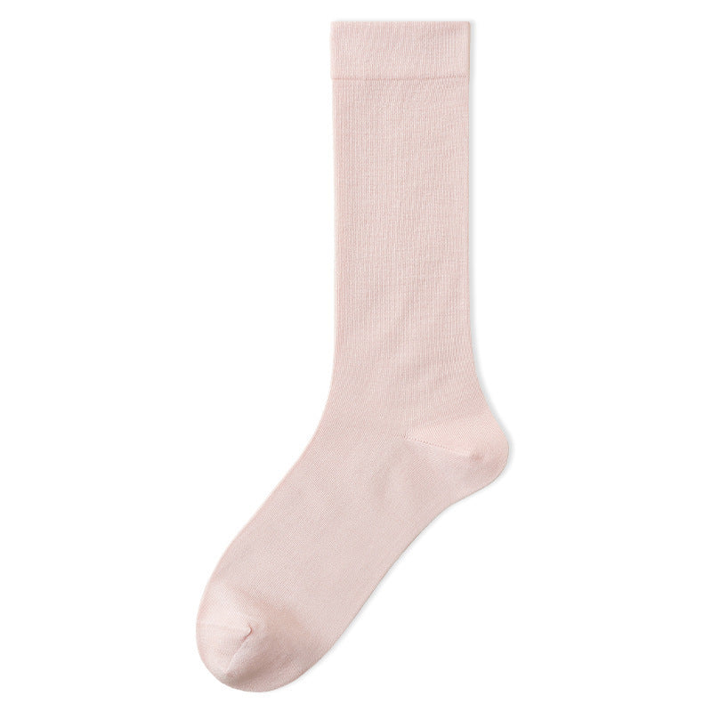 Mulberry Silk Slouch Crew Socks | Seamless Breathable Women's Socks
