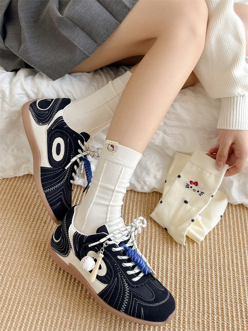 Women's Cotton Hello Kitty Novelty Crew Socks | Seamless