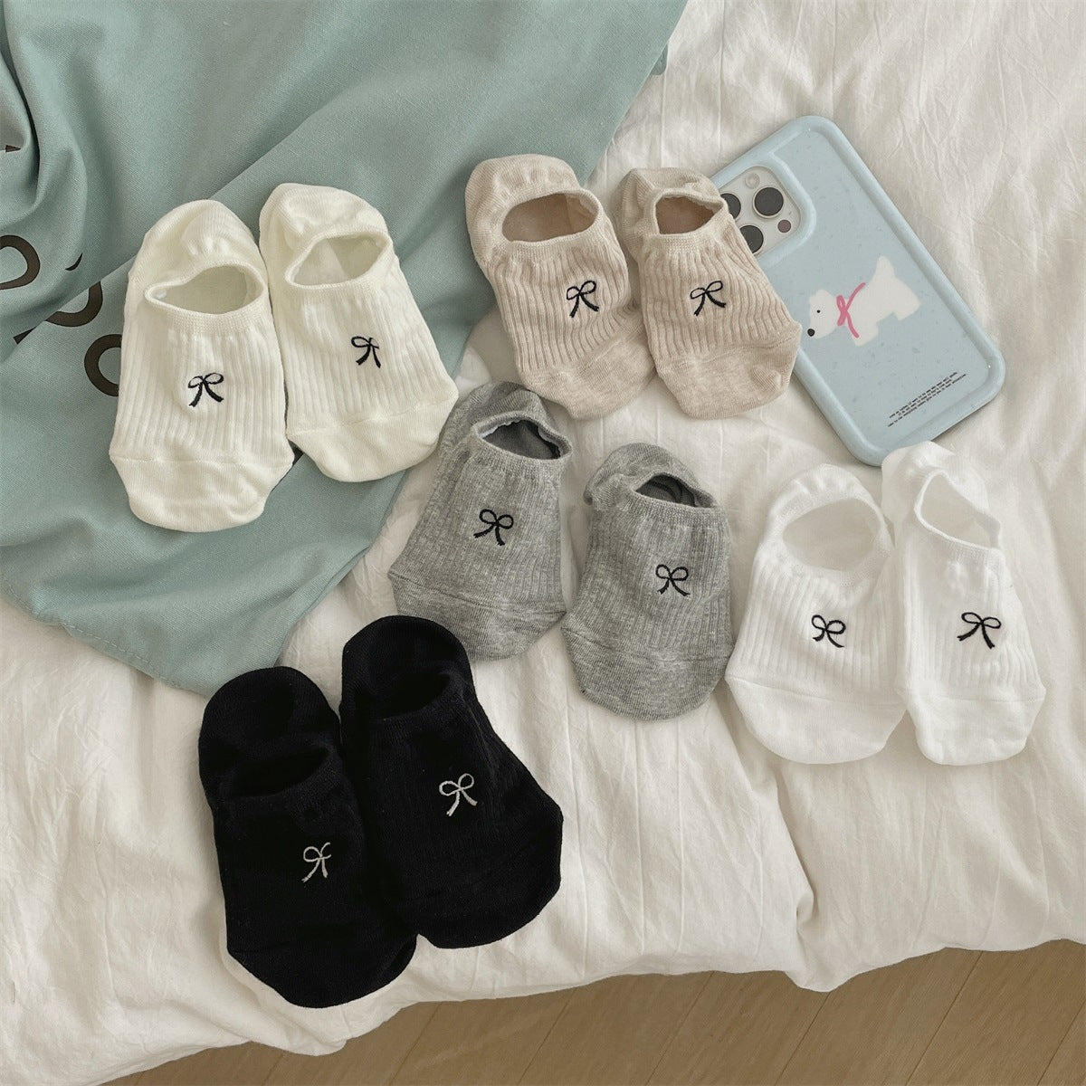 Non-Slip Cotton No-Show Socks for Women | Invisible Low Cut