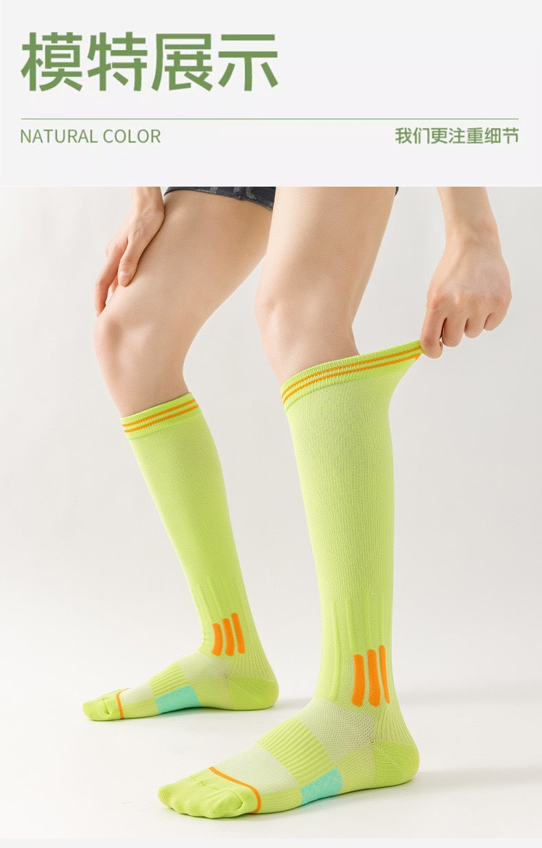 Women's Compression Calf Socks | Breathable Athletic Running Yoga Socks