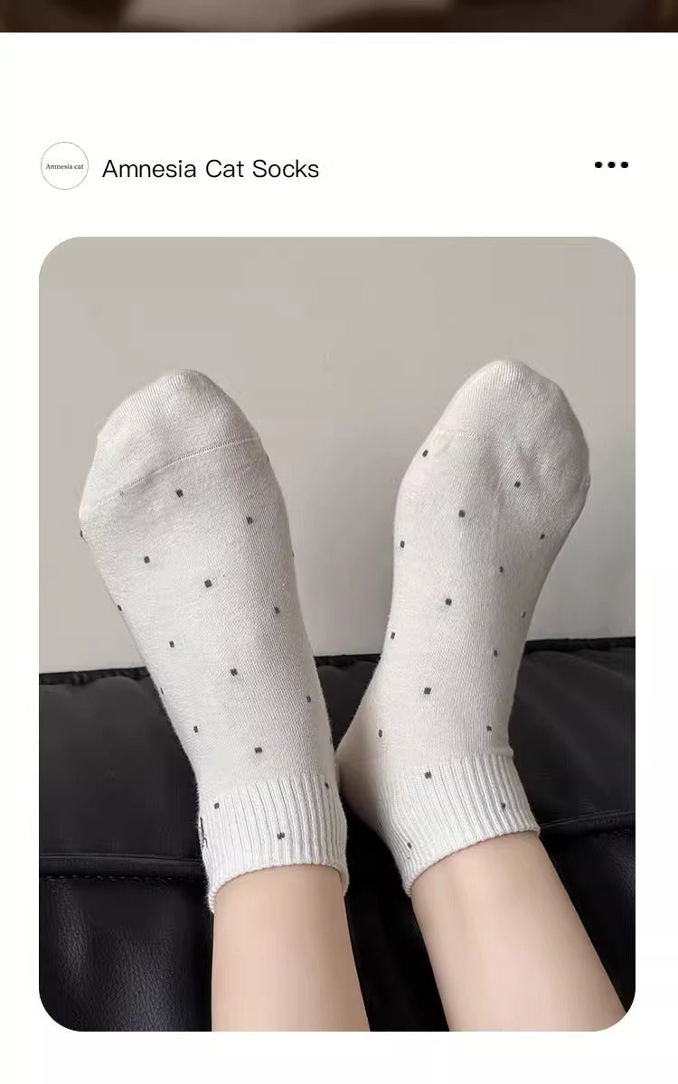 Cute Dachshund Dot Ankle Socks for Women | Breathable Summer Socks