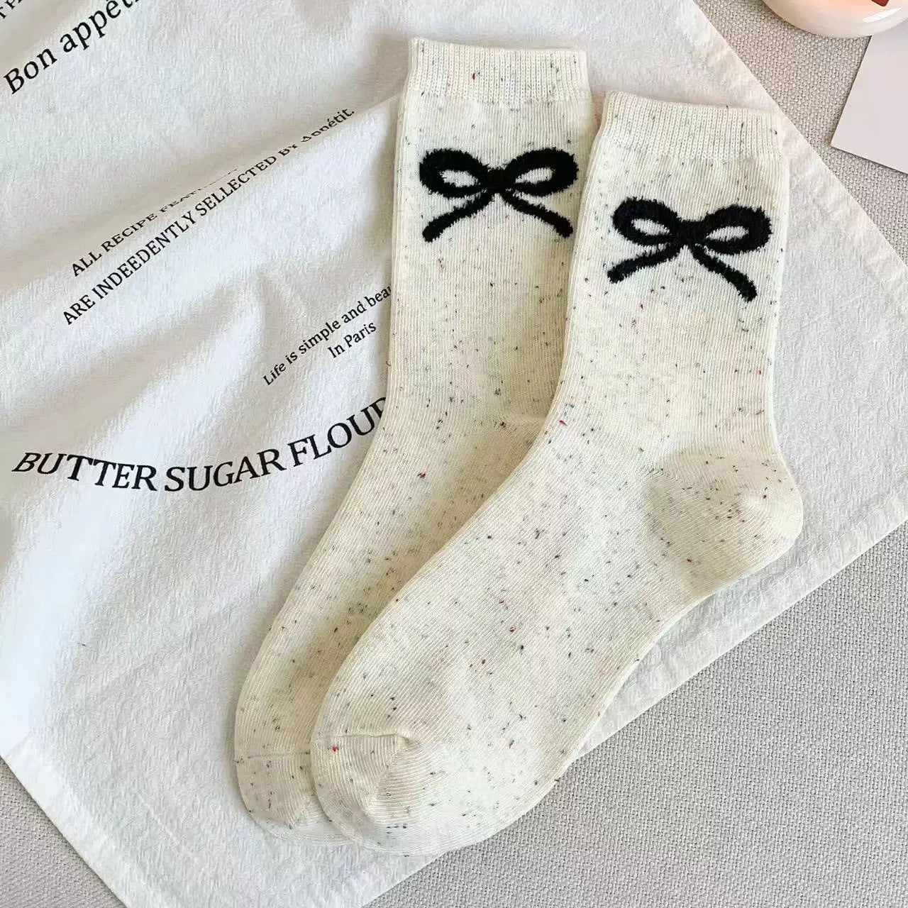 Cute Novelty Cotton Crew Socks for Women | Trendy Patterned Socks