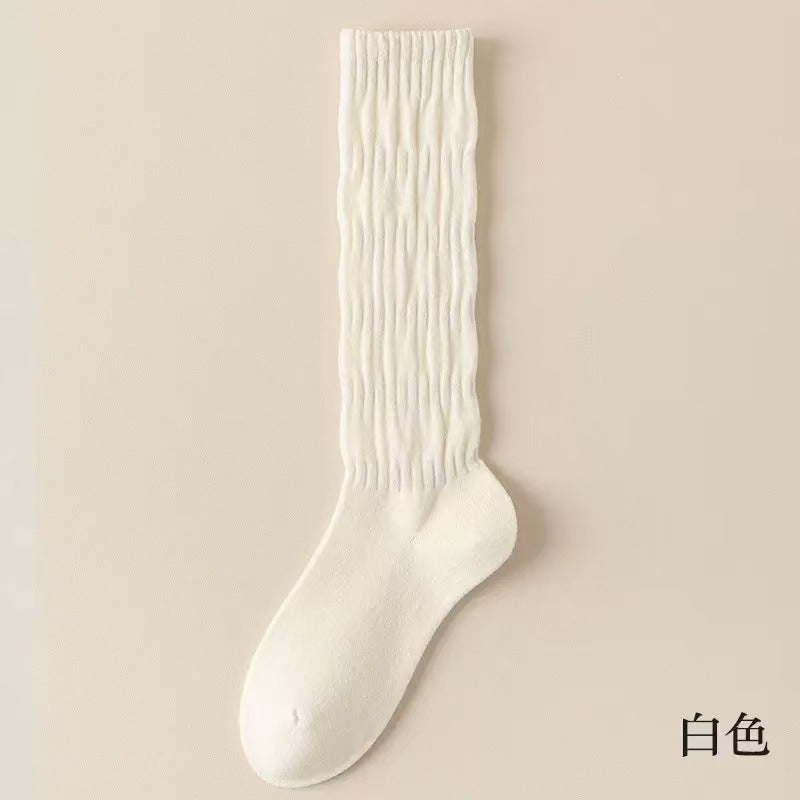 Cozy Slouch Calf Socks for Women | Solid Socks for Boots