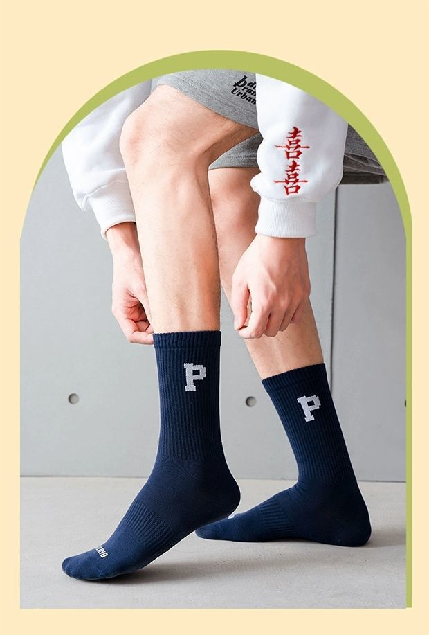 Breathable Cotton Crew Socks | Moisture Wicking Unisex Athletic Socks