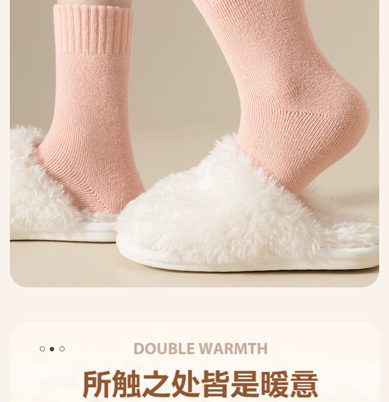 Cozy Fuzzy Winter Socks for Women | Thick Warm Thermal Crew