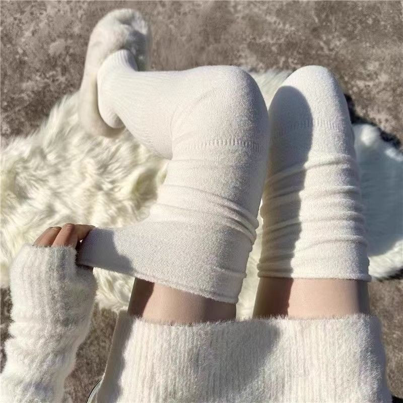 Thick Fuzzy Over The Knee Warm Cozy Socks for Women