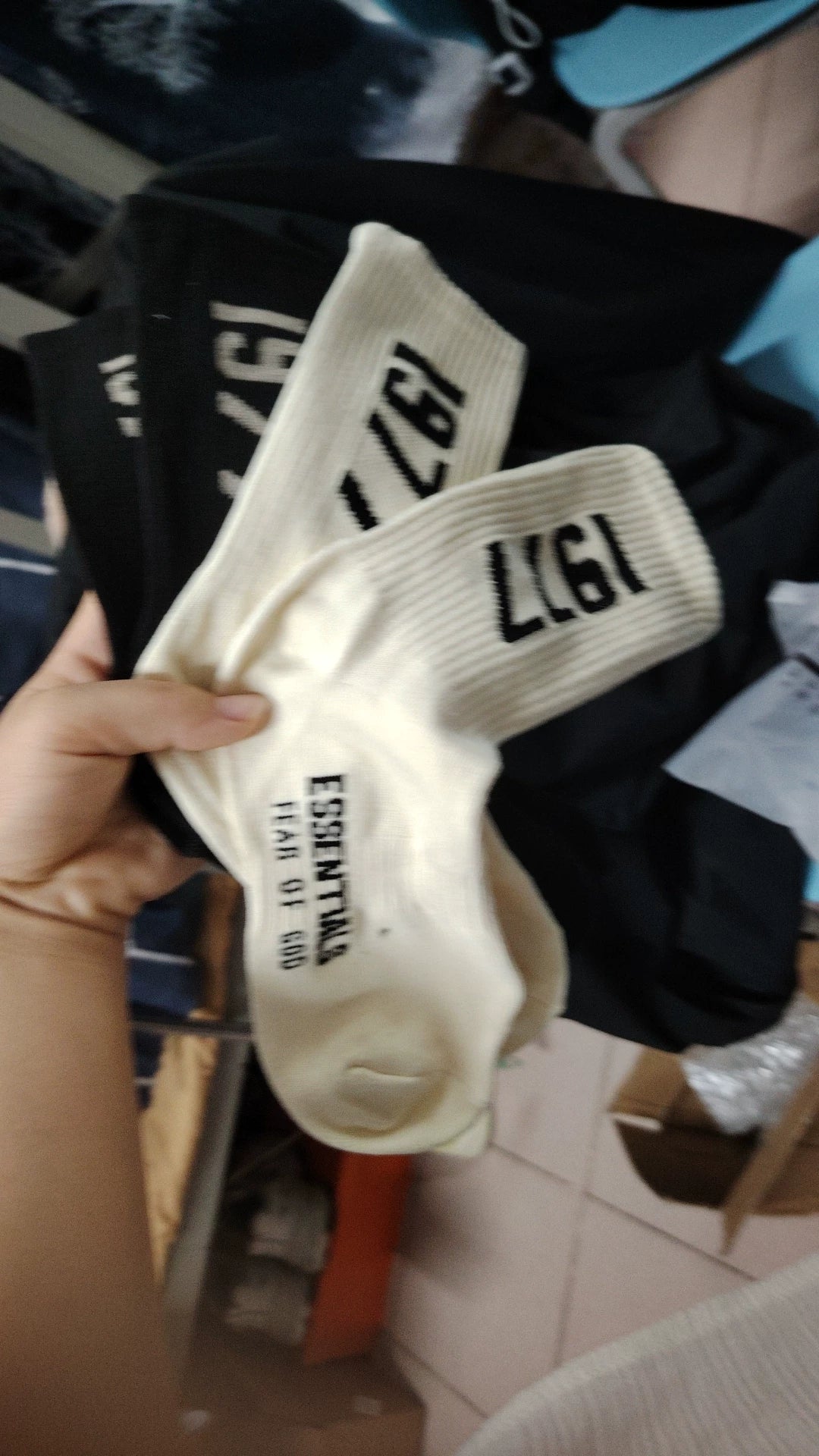 1977 Printed Cotton Crew Socks | Street Style Women Socks
