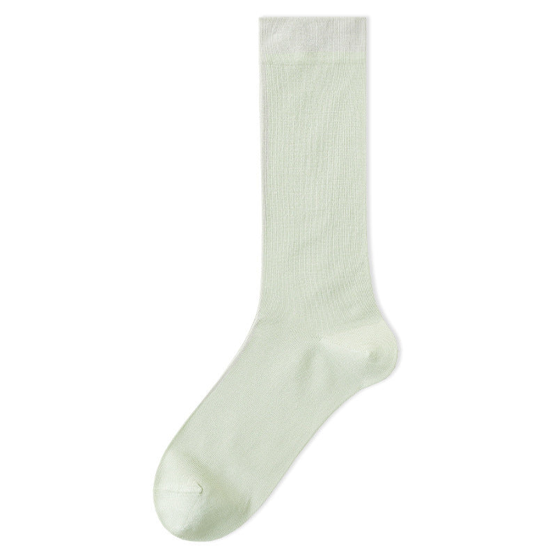 Mulberry Silk Slouch Crew Socks | Seamless Breathable Women's Socks