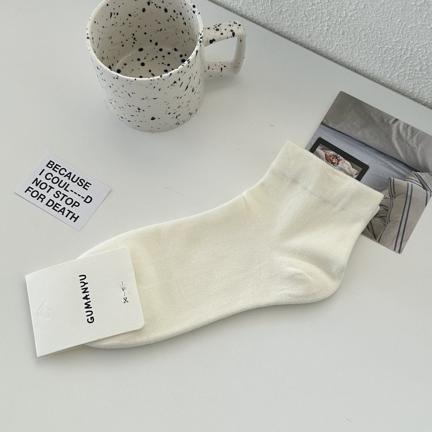 Loose Top Cotton Crew Socks | Maternity Postpartum Socks for Women