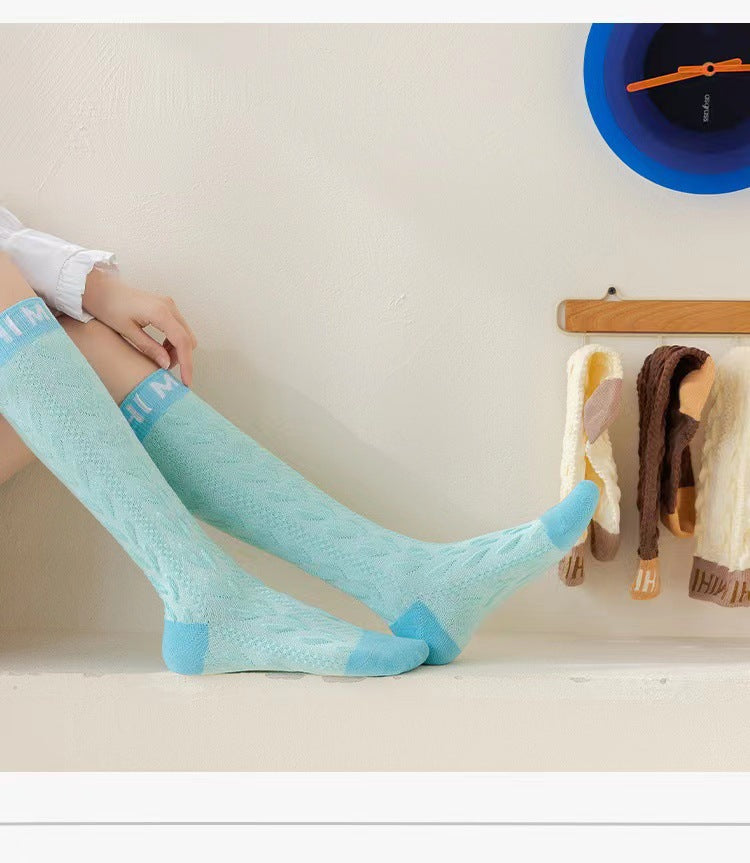 Cable Knit Knee High Socks for Women | Vintage Patterned Socks