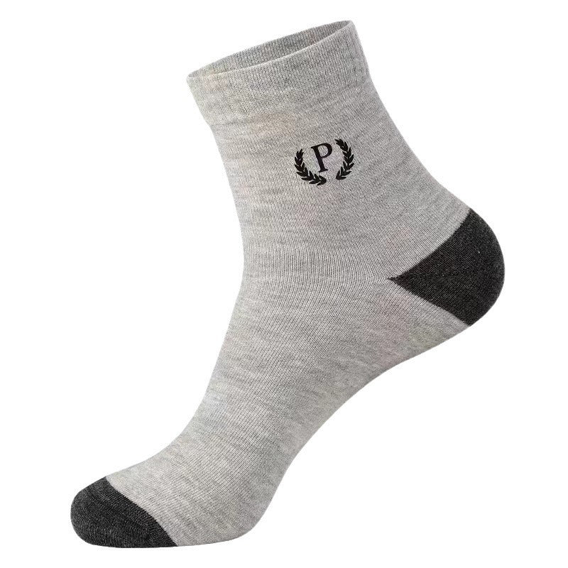 Breathable Men's Crew Socks | Moisture Wicking Casual Athletic Socks