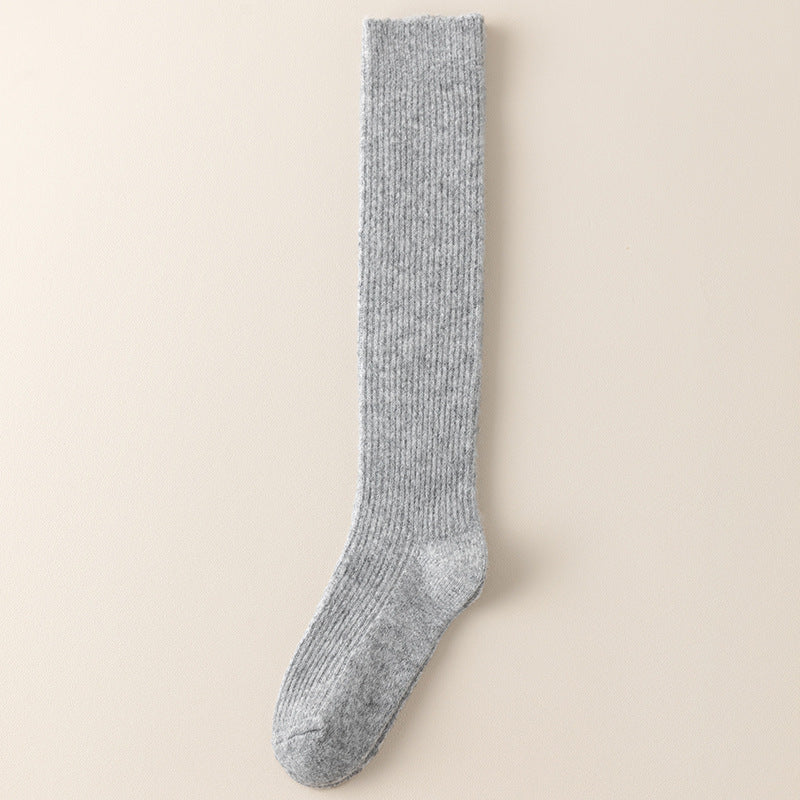 Warm Wool Knee High Socks | Thick Cozy Winter Socks for Women