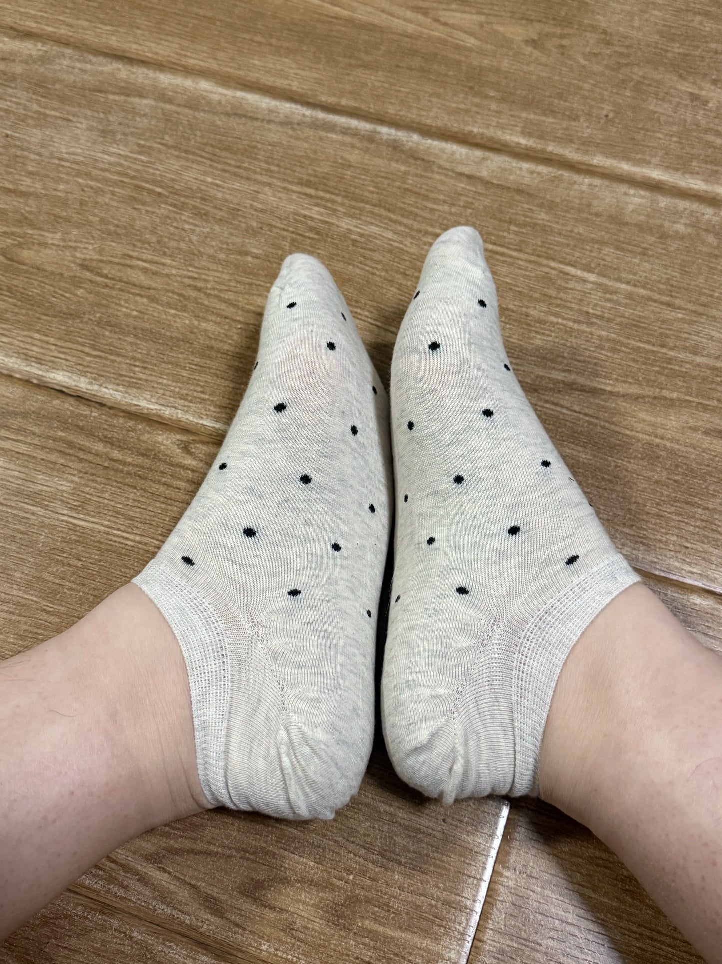 Polka Dot No Show Socks for Women | Breathable Cotton Low Cut