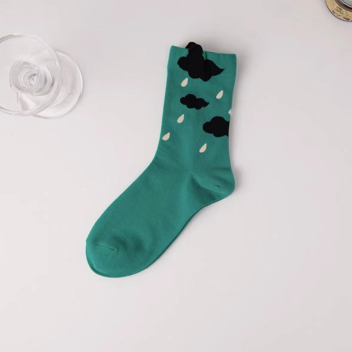 Cute Novelty Crew Socks for Women | Trendy Patterned Cotton Socks