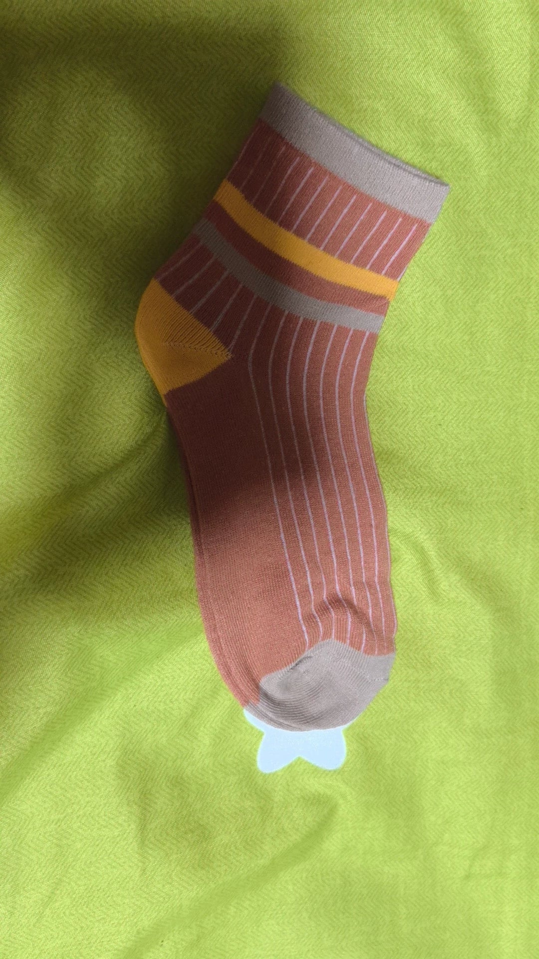 Striped Cotton Crew Socks for Women | Warm Fall Winter Casual Socks