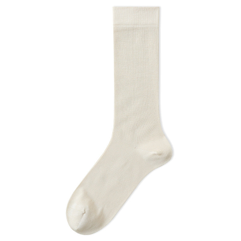 Mulberry Silk Slouch Crew Socks | Seamless Breathable Women's Socks