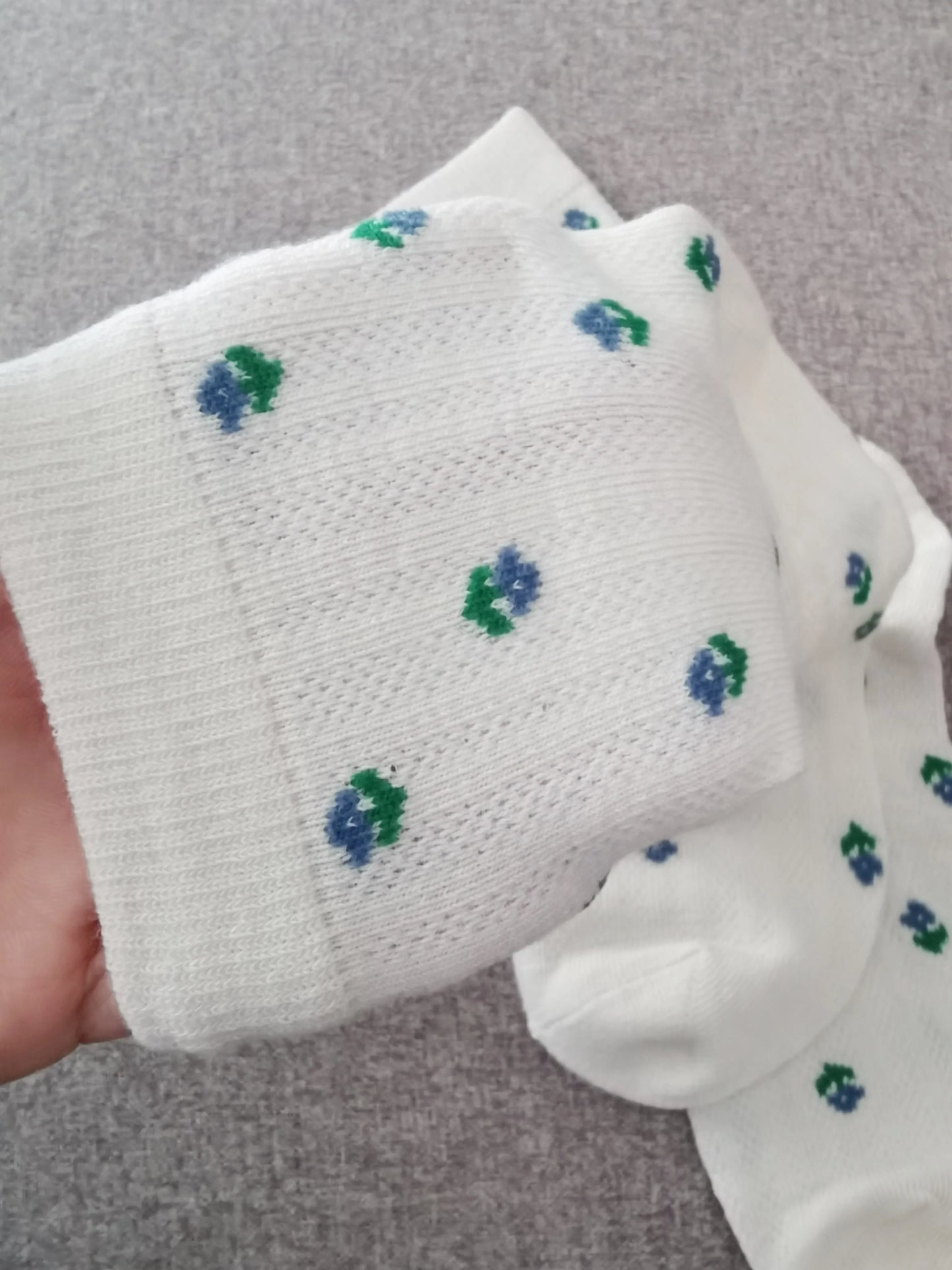 Vintage Floral Crew Socks for Women | Slouch Socks for Birkenstock