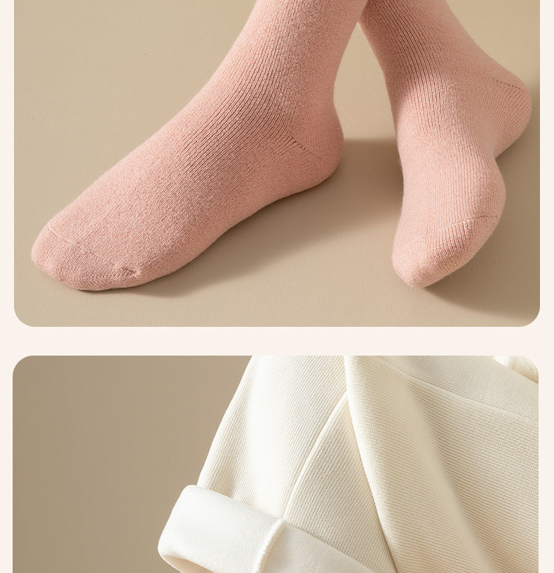 Women's Fleece Lined Cozy Socks | Thick Warm Winter Thermal Socks