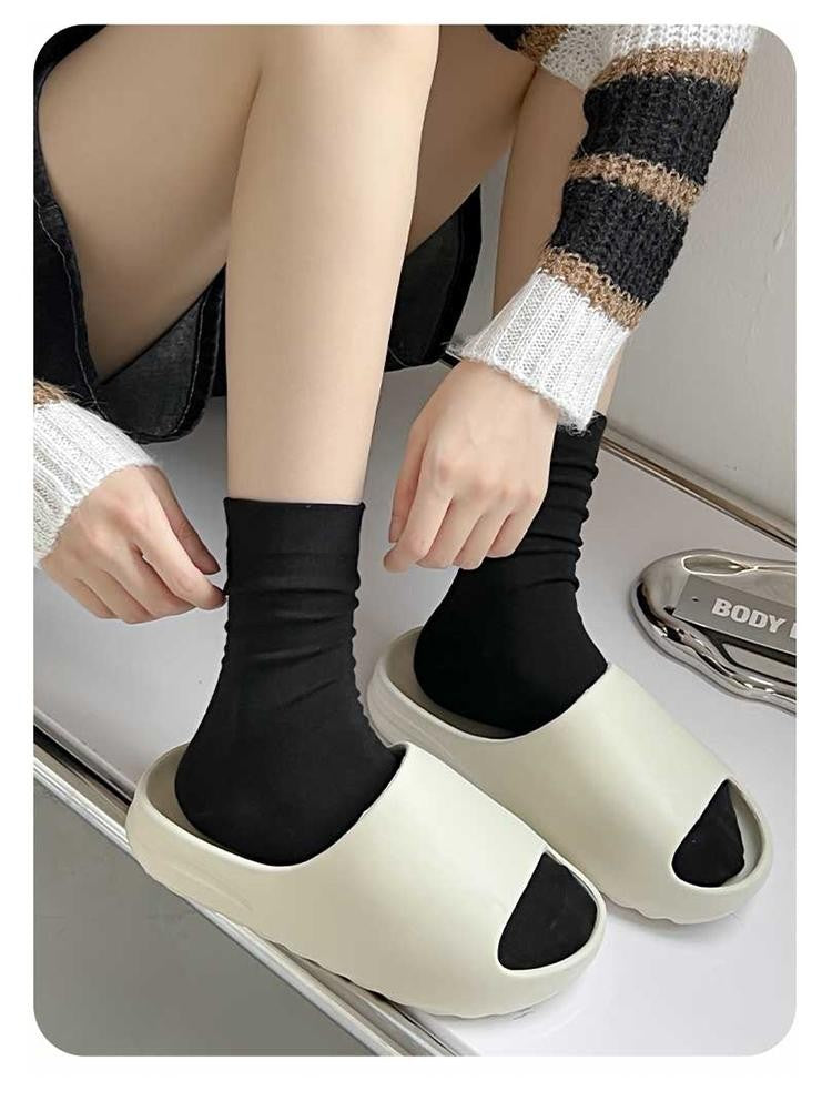Soft Slouch Cozy Crew Socks | Everyday Mid-Calf Women's Socks
