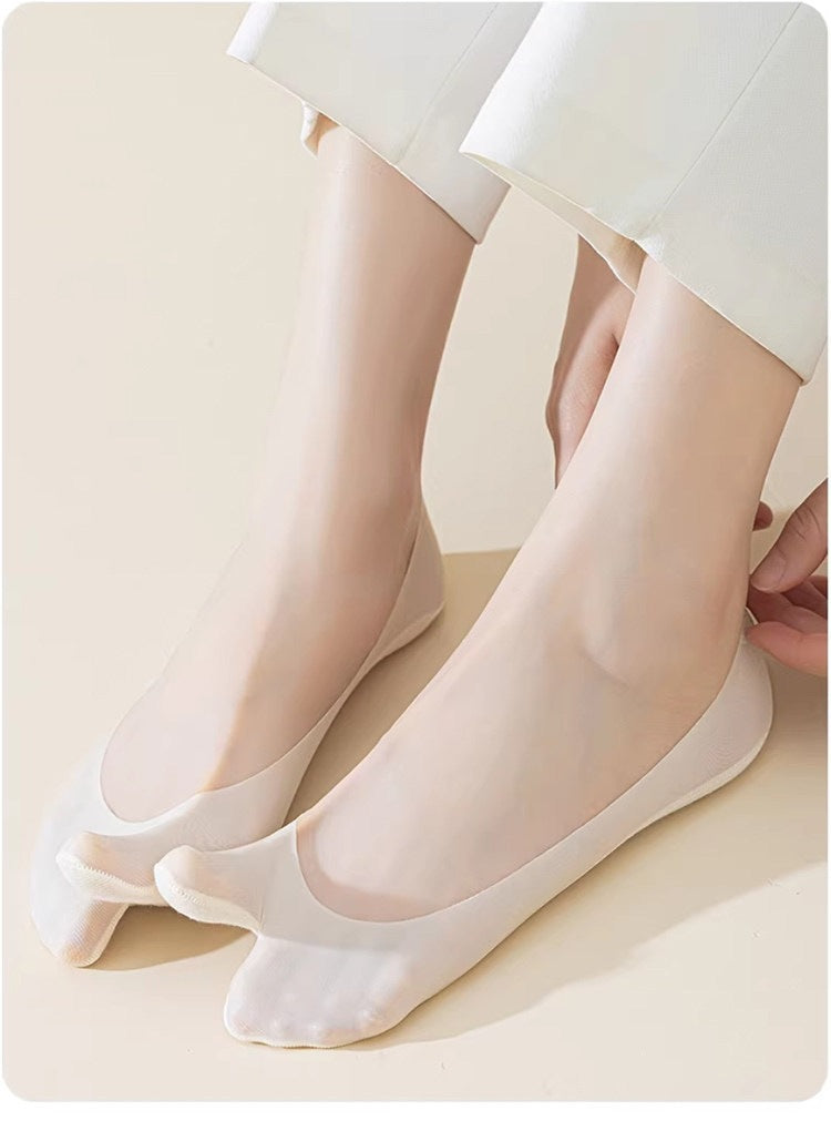 Split Toe No-Show Socks | Non-Slip Invisible Summer Women's Socks