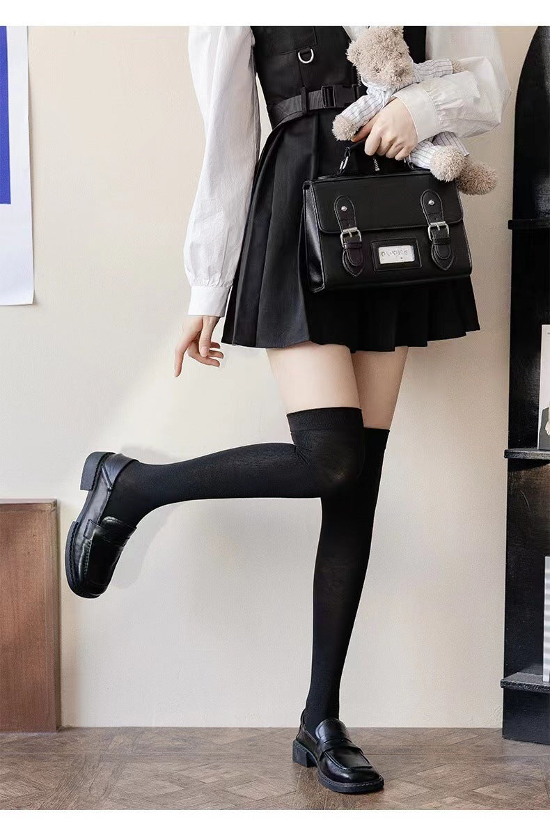 Women's Solid Long Socks | Calf & Over-the-Knee JK Socks