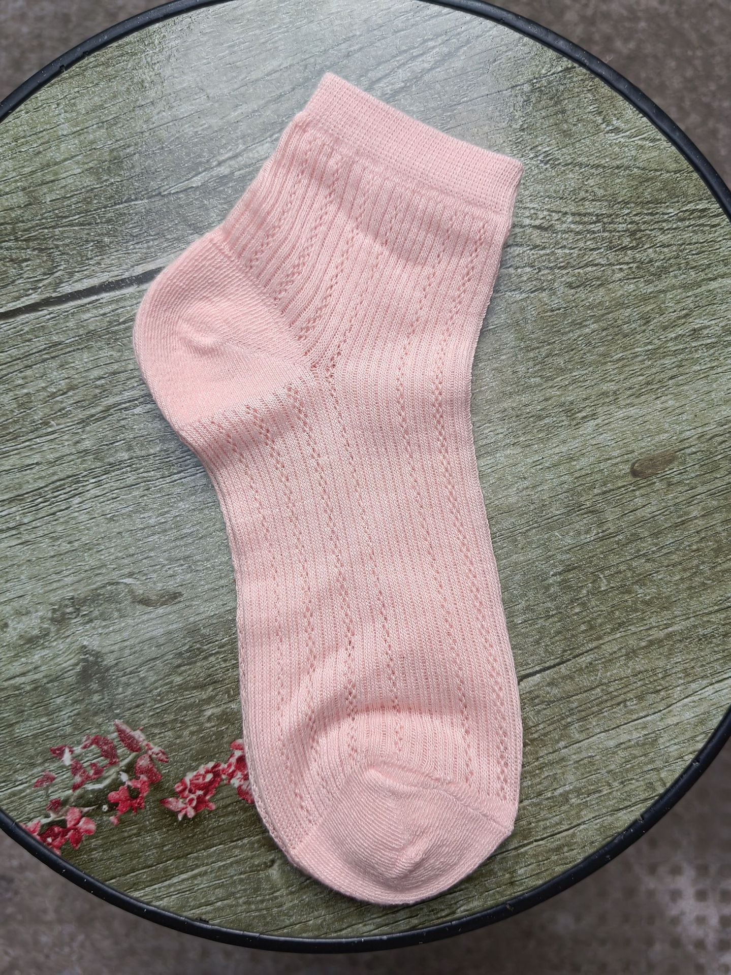 Breathable Mesh Ankle Socks for Women | Solid Summer Low Cut Socks