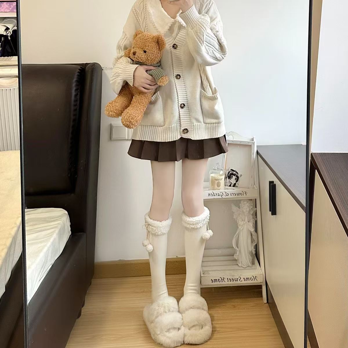 Fleece Lined Cozy Winter Socks for Women | Warm Knee High