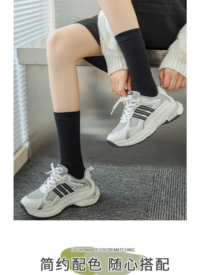 Soft Cotton Women's Crew Socks | Mid-Calf Casual Everyday Socks
