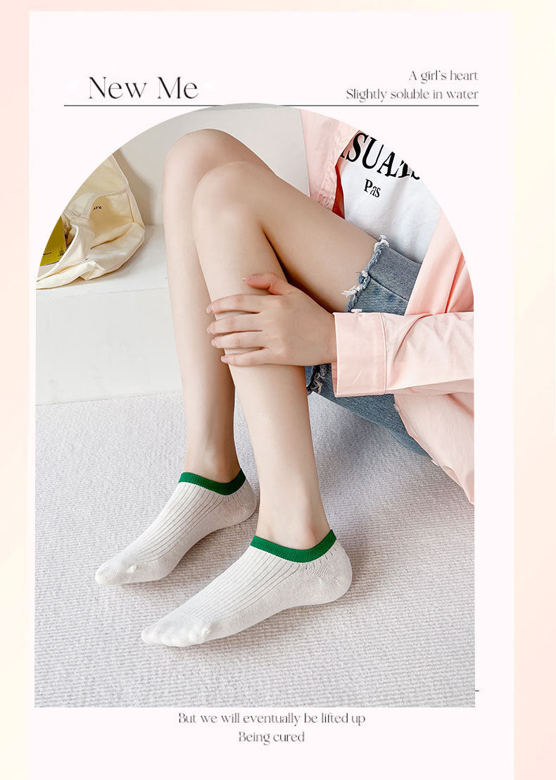 Cotton Non-Slip No-Show Socks for Women | Summer Invisible Socks