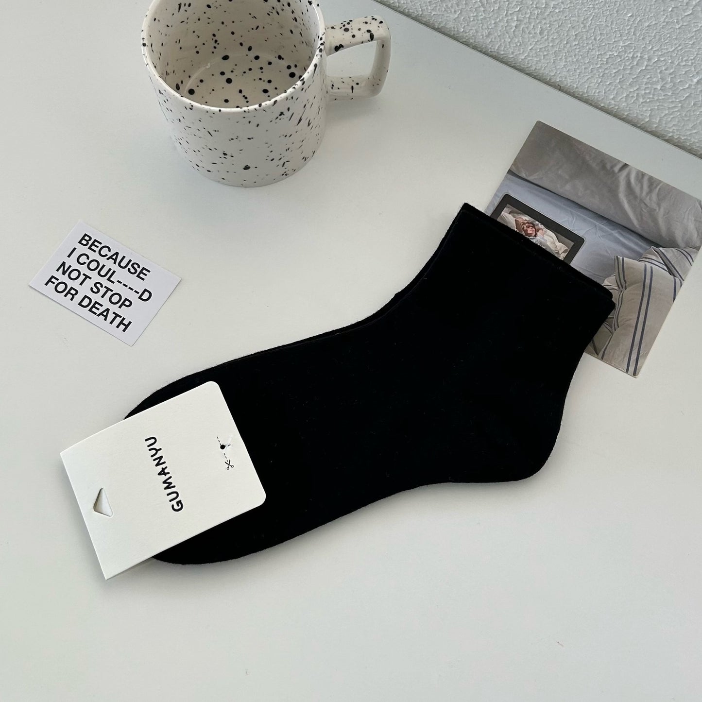 Loose Top Cotton Crew Socks | Maternity Postpartum Socks for Women