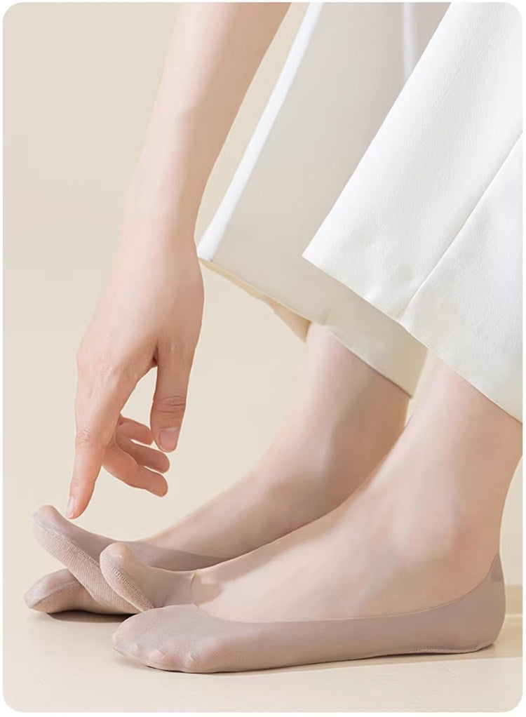 Split Toe No-Show Socks | Non-Slip Invisible Summer Women's Socks