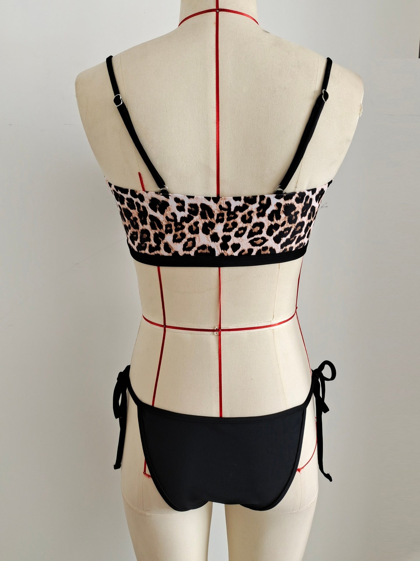 Leopard Print Tie-Side Bikini Set | Sexy Women's Beach Swimwear