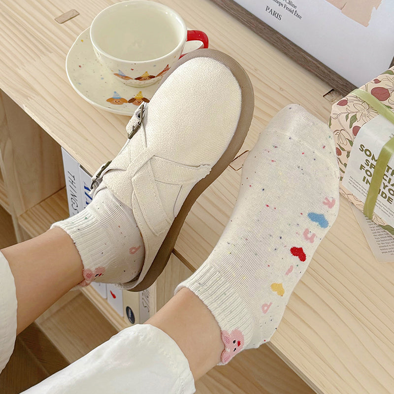 Cute Cartoon Cotton Ankle Socks for Women | Breathable Summer Socks