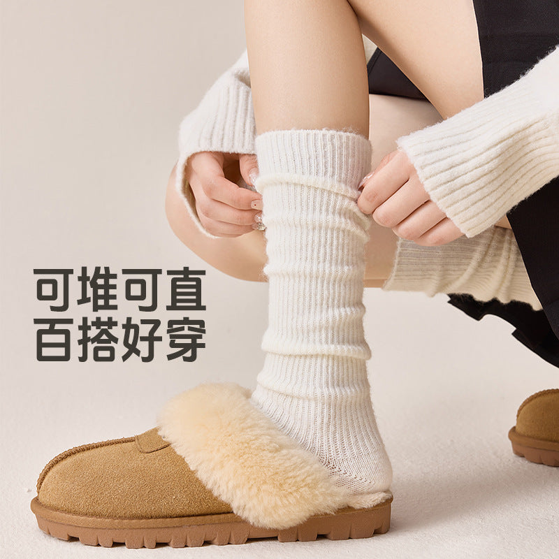 Warm Wool Knee High Socks | Thick Cozy Winter Socks for Women