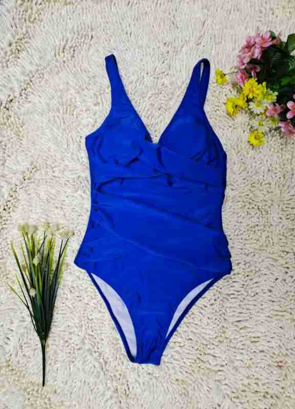 Deep V Crisscross Tummy-Control One-Piece | Sexy Women's Swimwear