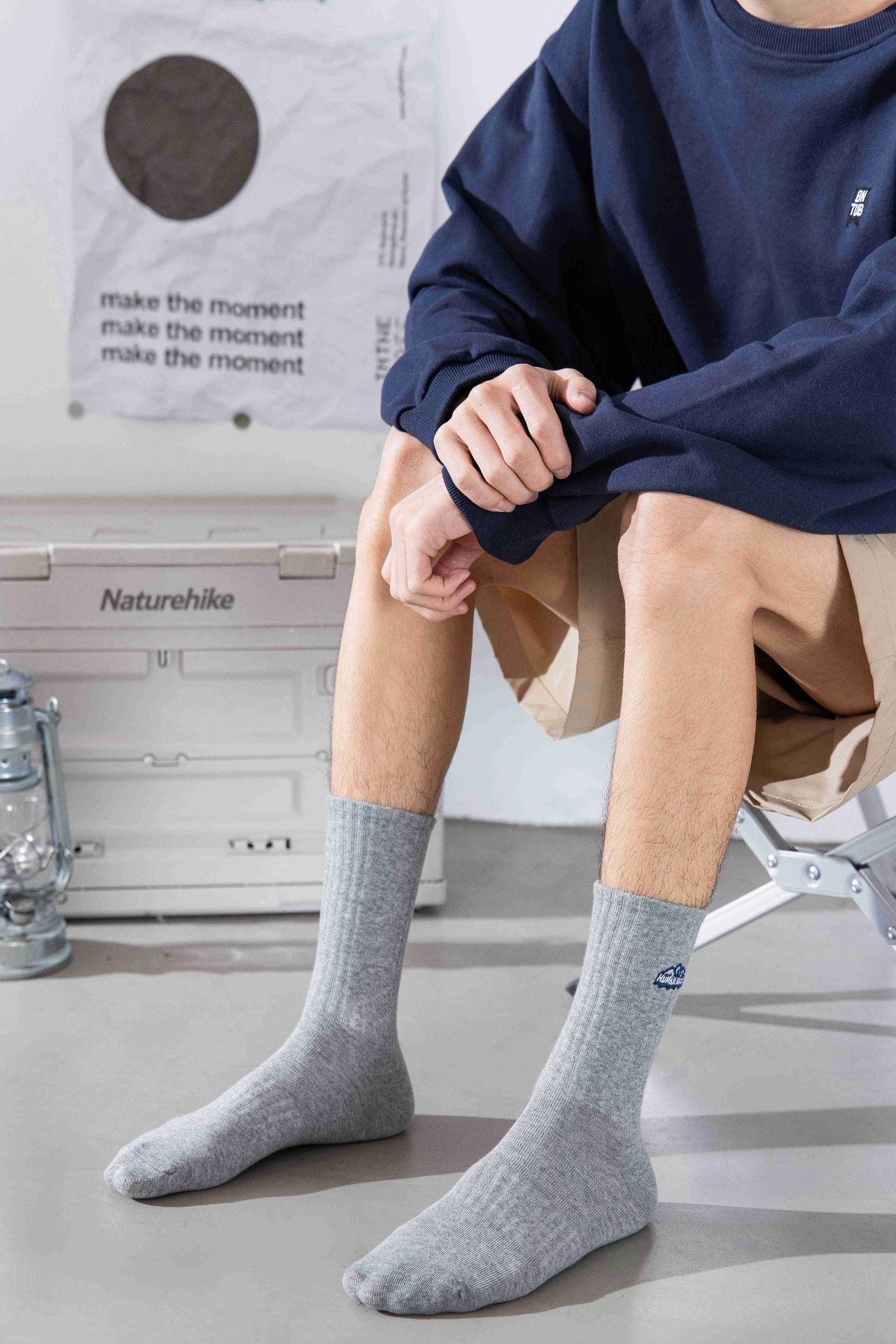 Unisex Cotton Crew Athletic Socks | Breathable Everyday Sports Socks