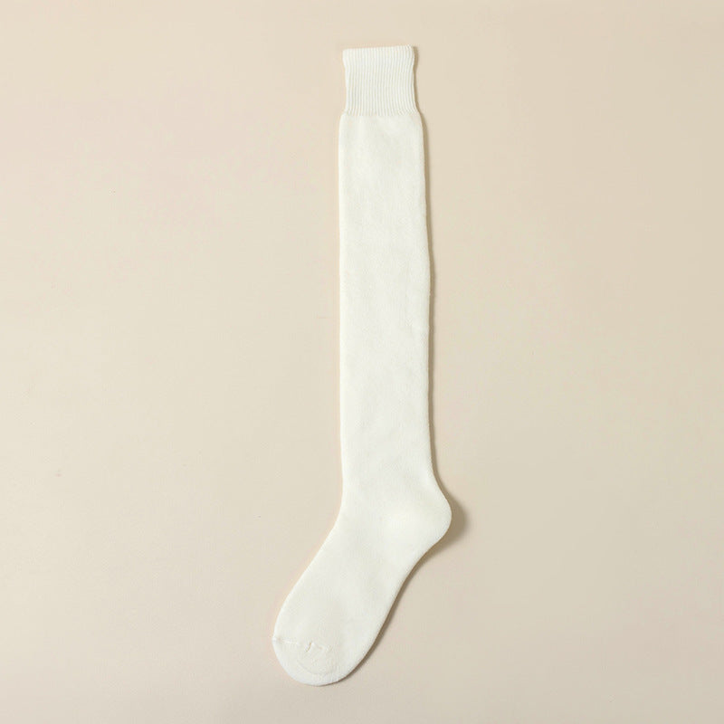 Thick Fleece Over The Knee Cozy Socks | Warm Winter Socks for Women