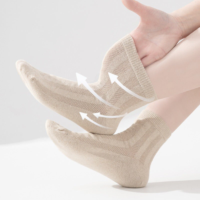 Breathable Mesh Unisex Socks | Lightweight Natural Summer Socks