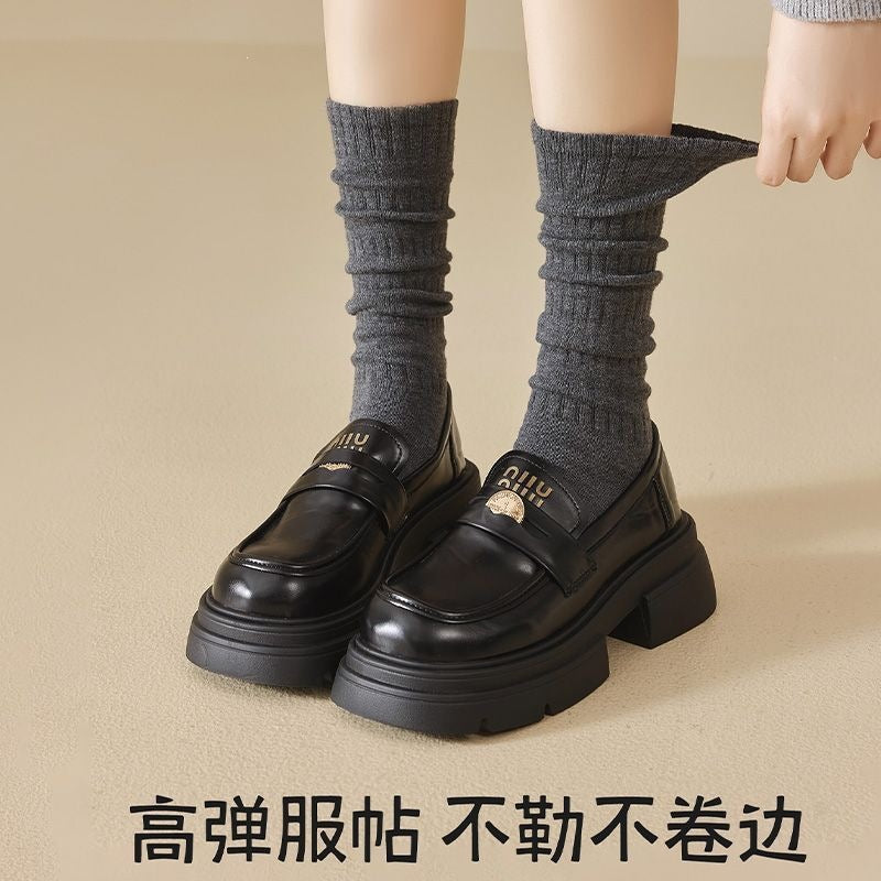Cozy Slouch Calf Socks for Women | Solid Socks for Boots