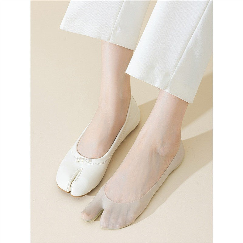 Split Toe No-Show Socks | Non-Slip Invisible Summer Women's Socks