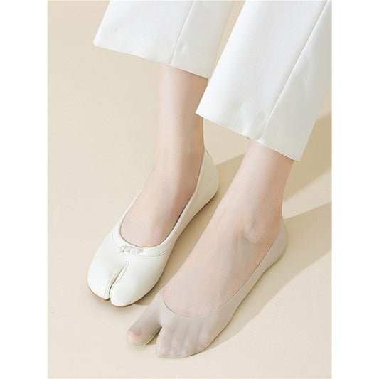 Split Toe No-Show Socks | Non-Slip Invisible Summer Women's Socks