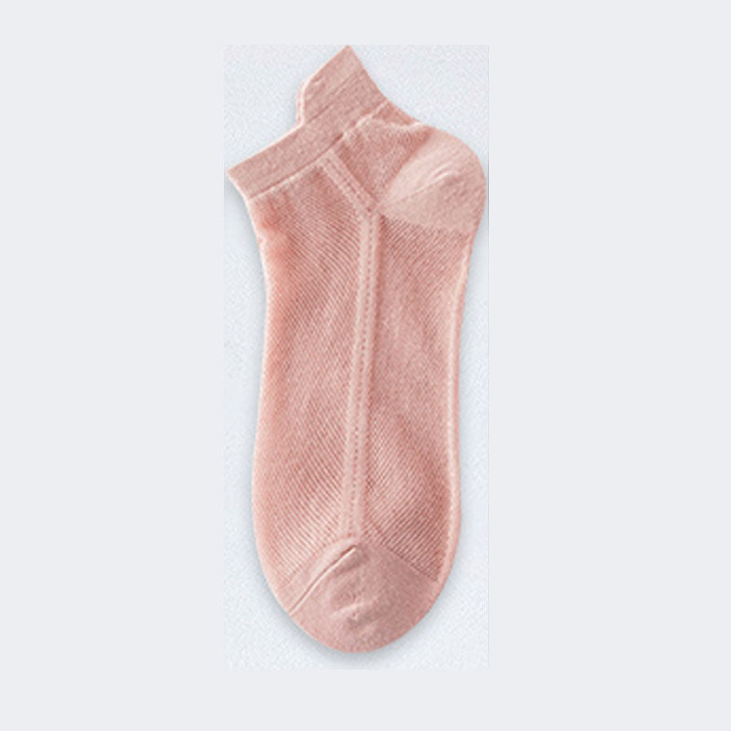 Breathable Mesh Ankle Socks for Women | Non-Blister Summer Candy Socks