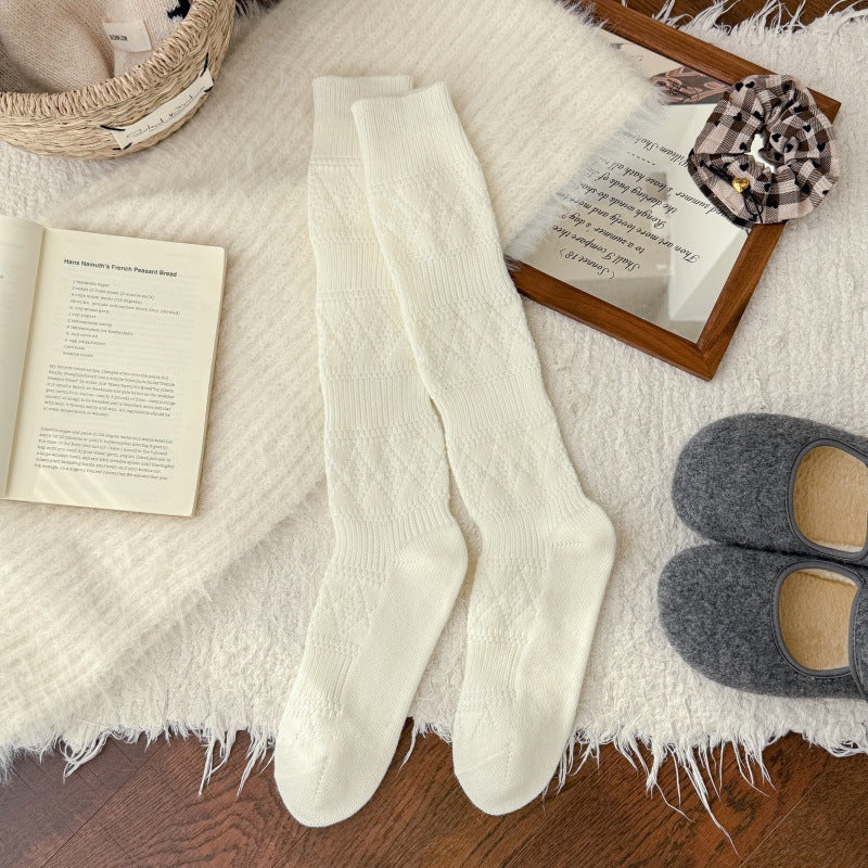 Thick Wool Cozy Calf Socks for Women | Warm Winter Slimming Socks