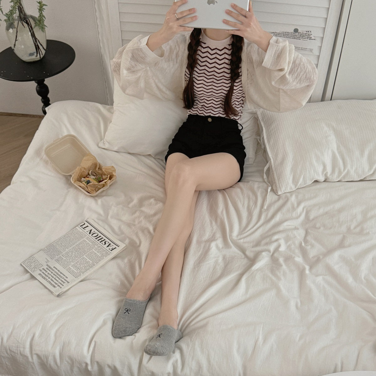 Non-Slip Cotton No-Show Socks for Women | Invisible Low Cut