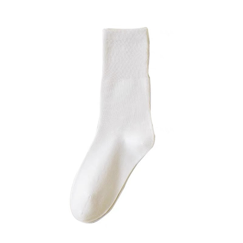 Slouch Crew Socks for Women | Soft Neutral Meillard Everyday Socks