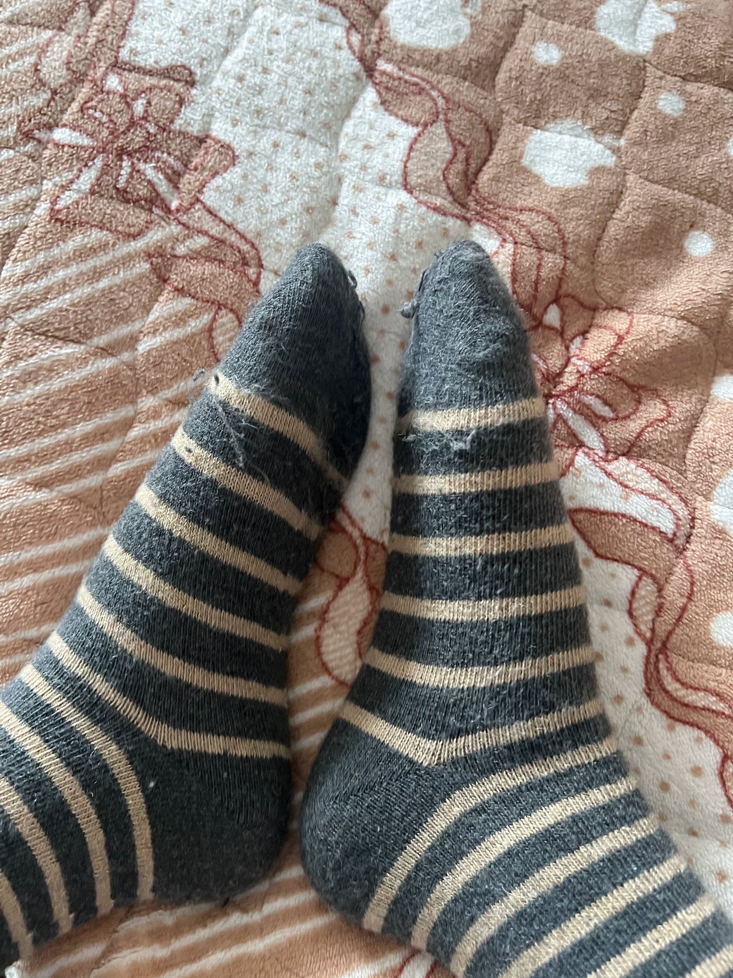 Cozy Striped Crew Socks for Women | Thick Warm Winter Socks